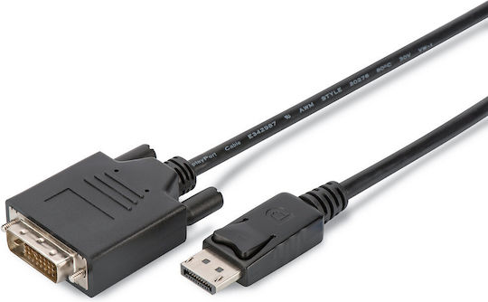 Digitus Cablu DVI-D - DisplayPort 2m Negru (AK-990900-020-S)