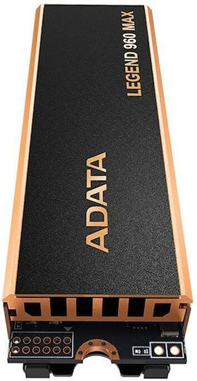 Adata Legend 960 MAX SSD 2TB τύπου M.2 με σύνδεση PCI Express 4.0 ALEG-960M-2TCS