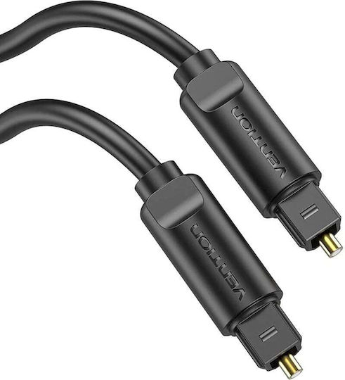 Vention Optical Audio Cable TOS male - TOS male Μαύρο 1m (BAEBF)