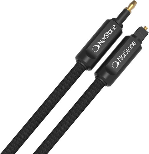 NorStone Optical Audio Cable TOS male - TOS male 0.75m (Arran)