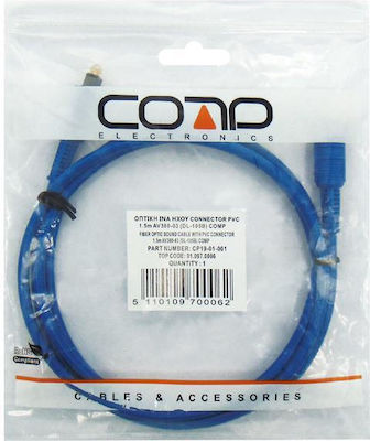 1.5m TOS male Optical Cable Blue (DL-105B)