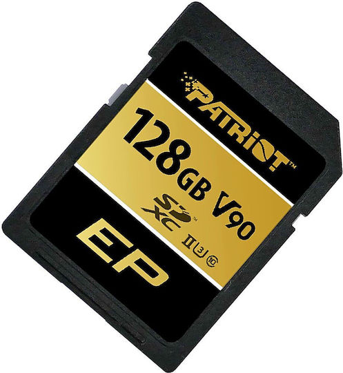 Patriot SDXC 128GB Class 10 U3 V90 UHS-II