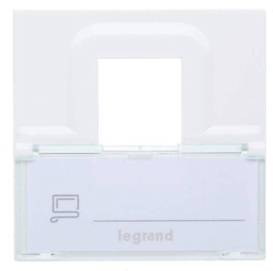 Mosaic Single White Keystone Adapter Connector 078604