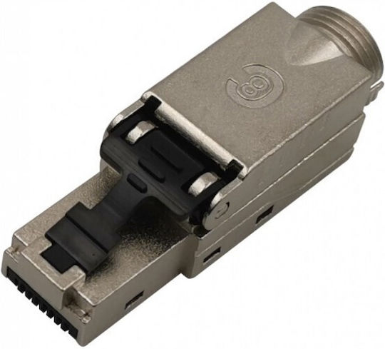 Techly RJ45 Plug Cat8.1 STP Self Locking Black 1τμχ 109191