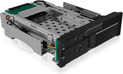 Icy Box Removable Frame For 2x HDD/SSD For 1x 5.25-Inch Bay With Lock Μαύρο IB-173SSK