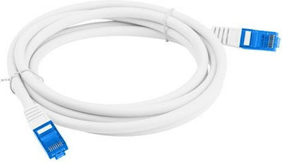 Lanberg S/FTP Cat.6a Καλώδιο Δικτύου Ethernet 2m Λευκό