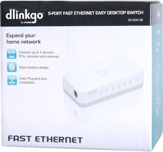 Grandstream GWN7700M Unmanaged L2 Switch με 5 Θύρες Ethernet και 1 SFP Θύρα