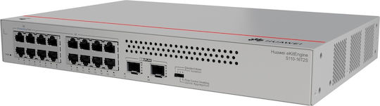 Huawei eKitEngine S110-16T2S Negestionat L2 Switch cu 16 Porturi Gigabit (1Gbps) Ethernet și 2 Porturi SFP
