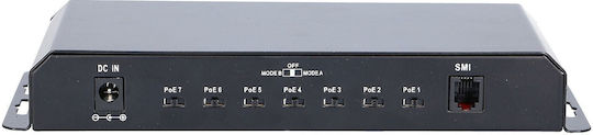 Extralink EX.1025 Unmanaged L2 PoE Switch με 8 Θύρες Gigabit (1Gbps) Ethernet
