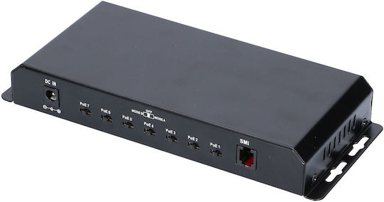 Extralink EX.1025 Unmanaged L2 PoE Switch με 8 Θύρες Gigabit (1Gbps) Ethernet