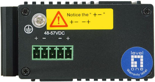 Level One IGP-0502 Unmanaged L2 PoE+ Switch με 4 Θύρες Gigabit (1Gbps) Ethernet και 1 SFP Θύρα