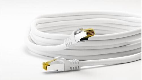 Goobay S/FTP Kat.7 Ethernet Netzwerkkabel 3m Weiß