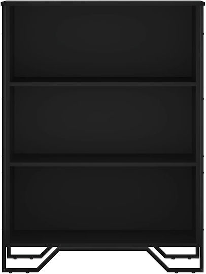 Bibliothek Schwarz 80x31x106cm