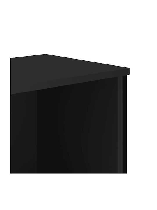 Black Bookcase 80x31x106cm