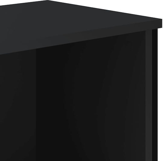 Bibliothek Schwarz 80x31x106cm
