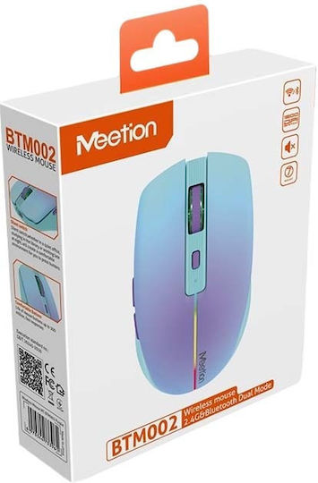 Meetion BTM002 Wireless Bluetooth Mouse Purple