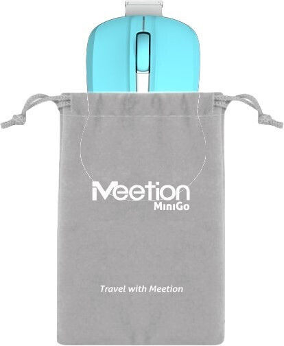 Meetion Silent Mini 2.4G Wireless Mini Mouse Cyan