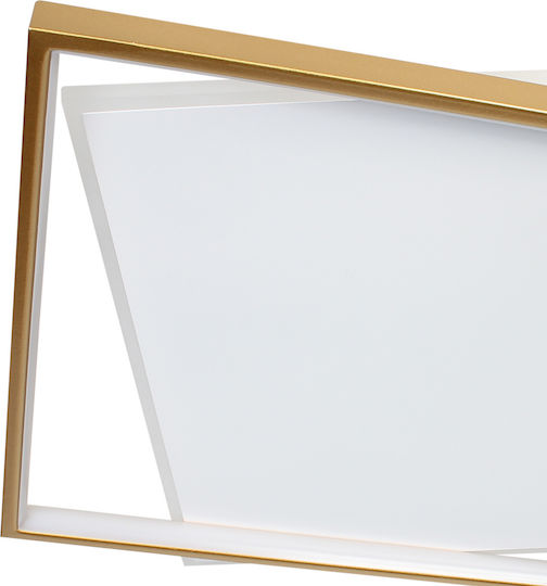 Globobox Plafonieră de Tavan 50buc Aurie cu LED Integrat
