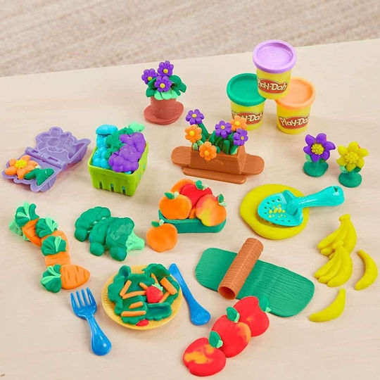 Hasbro Play-Doh Πλαστελίνη - Παιχνίδι Play-doh για 3+ Ετών, 8τμχ Grow Your Garden