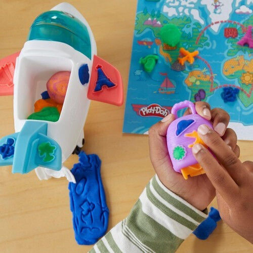 Hasbro Play-Doh Plasticine Game Airplane Explorer For 3+ Years 4pcs