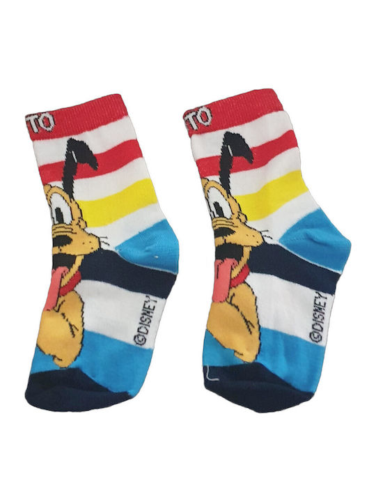 Disney Παιδικές Κάλτσες Pluto Πολύχρωμες