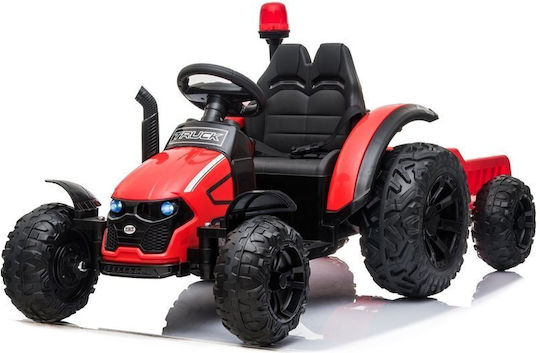 Tractor pentru copii Electric cu remorcă 12 volți Roșu