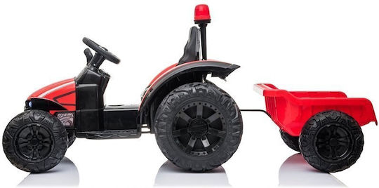 Tractor pentru copii Electric cu remorcă 12 volți Roșu