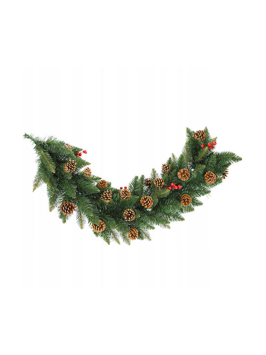 Kadax Christmas Garland 115 Cm Dense Pinecones