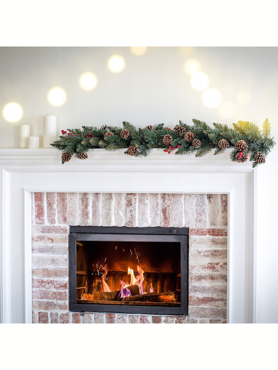 Kadax Christmas Garland 115 Cm Dense Pinecones