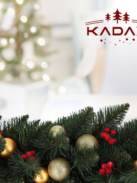 Коледна гирлянда Kadax 112 см зелена гъста
