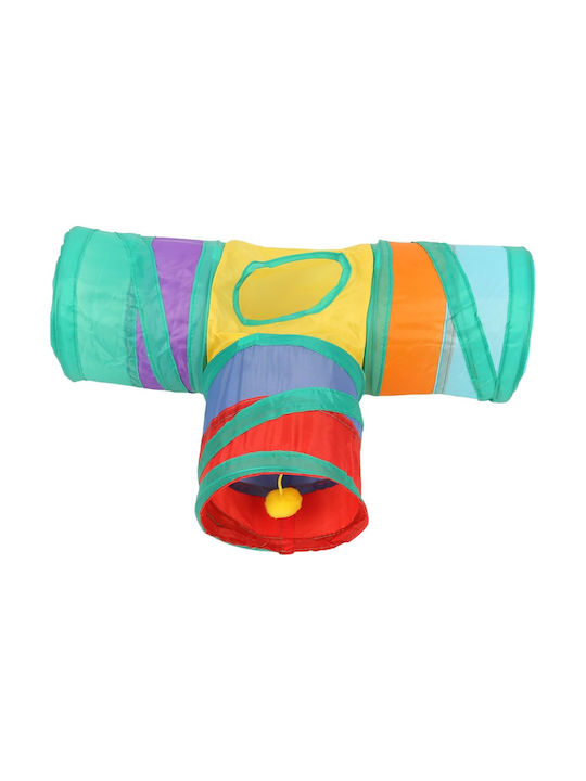 Interaktiver Tunnel für kleine Tiere Zola Polyester 80x55 cm Mehrfarbig