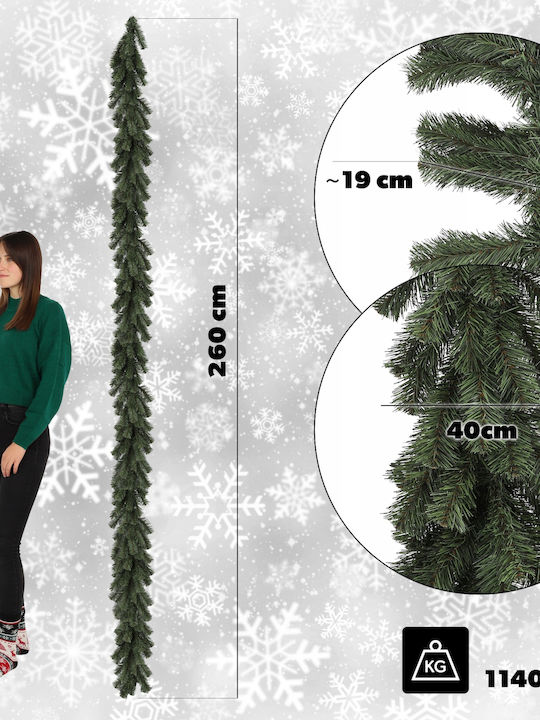 Ghirlandă de Crăciun Kadax 260 cm Verde
