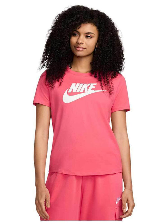 Nike Sportswear Essentials Women's Athletic T-shirt Pink DX7906