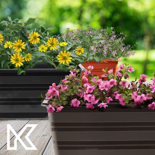 Jardinieră cu mânere Kadax pentru balcon 60cm