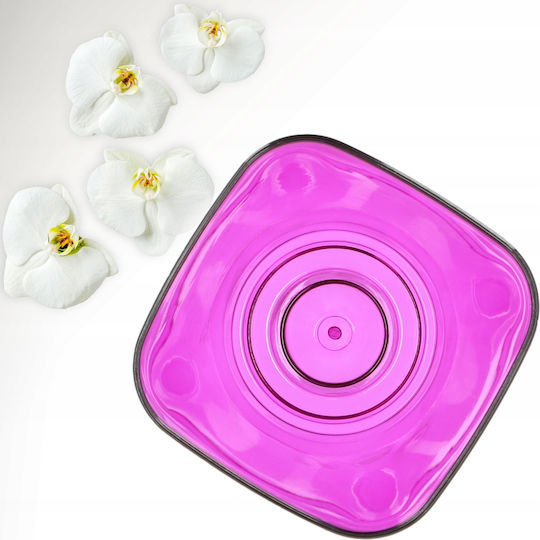 Kadax Orchideen-Übertopf Kunststoff-Blumentopf 12cm Lila
