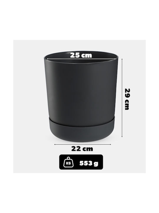 Kadax Pot Saucer 25cm Anthracite