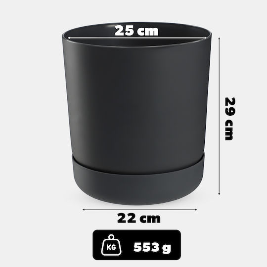 Kadax Pot Saucer 25cm Anthracite