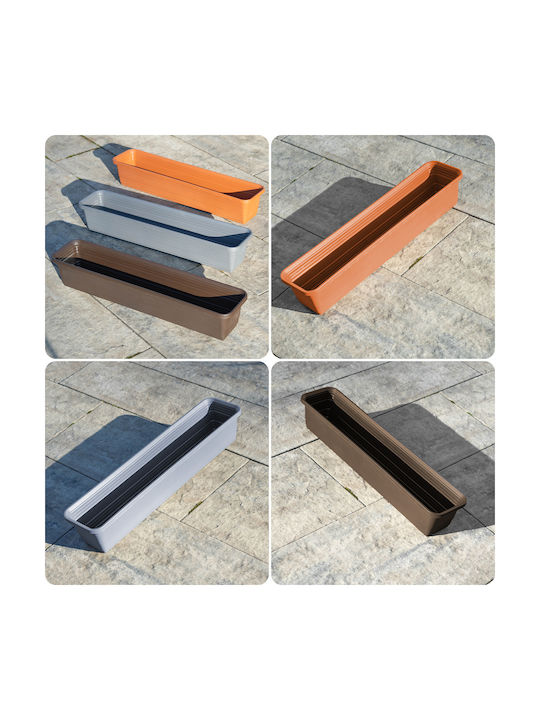 Jardinieră pentru Balcon Kadax 80cm Antracit Cutie pentru Flori