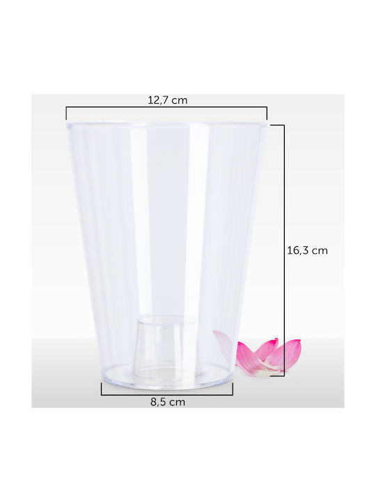 Kadax Orchid Pot Cover Transparent 12cm