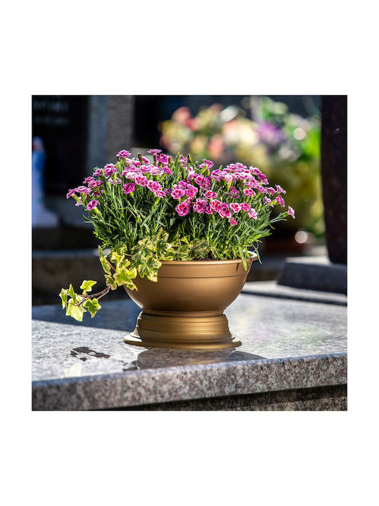 Kadax Cemetery Flower Pot Grave Bowl Plastic Planter 30cm