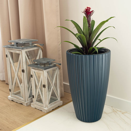 Kadax Flower Pot 30cm Planter Insert Plastic Navy Blue