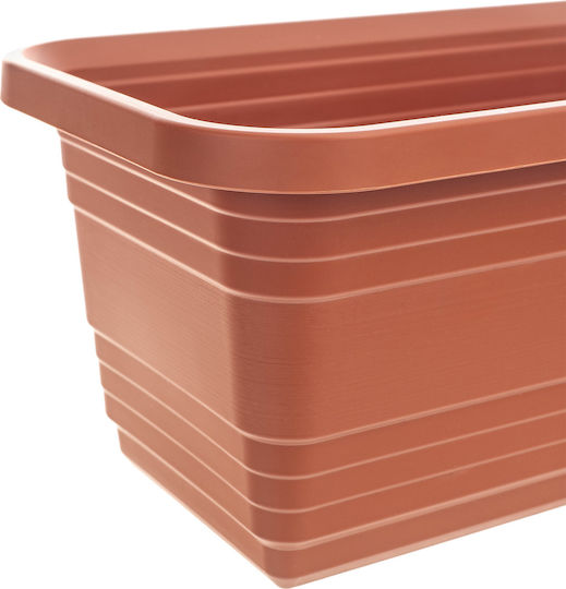 Kadax Balcony Box Planter Pot 50cm Brick Flower Box