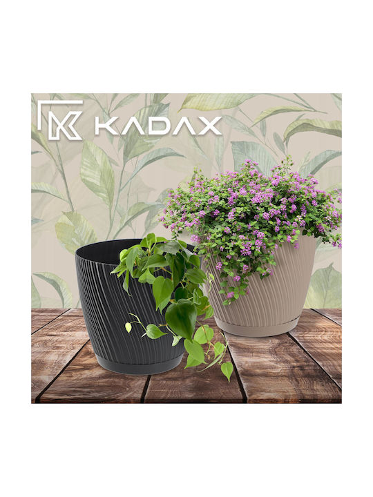 Kadax Untersetzer 13cm Kunststoff Braun