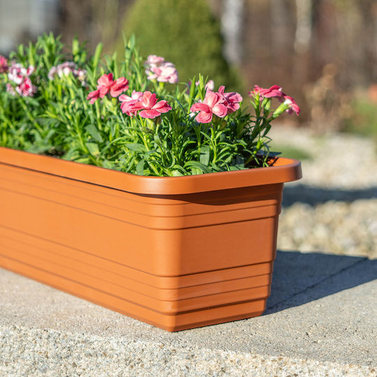 Kadax Balcony Box Planter Pot 50cm Brick Flower Box