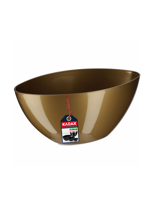 Kadax Flower Pot 38cm Oval Planter Plastic Gold