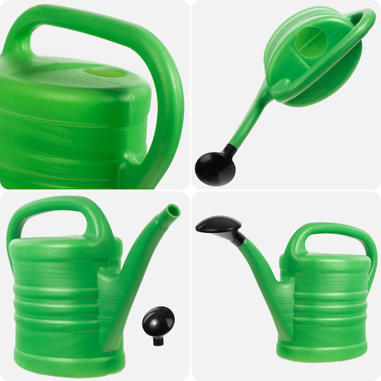 Kadax Plastic Watering Can 5lt Green