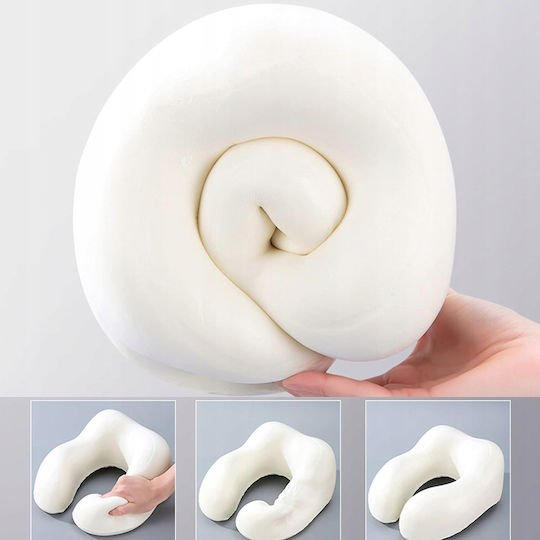 Travel Neck Croissant Pillow Airplane Headrest Memory Foam