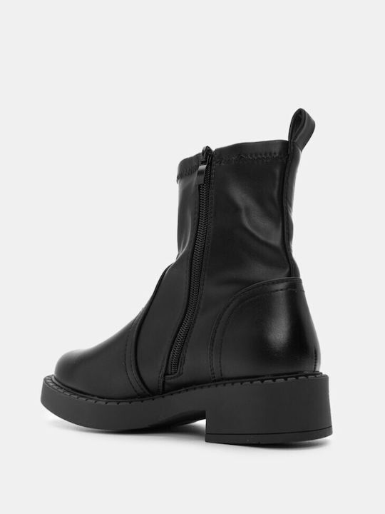 Stiefeletten mit Reißverschluss 4315401-schwarz