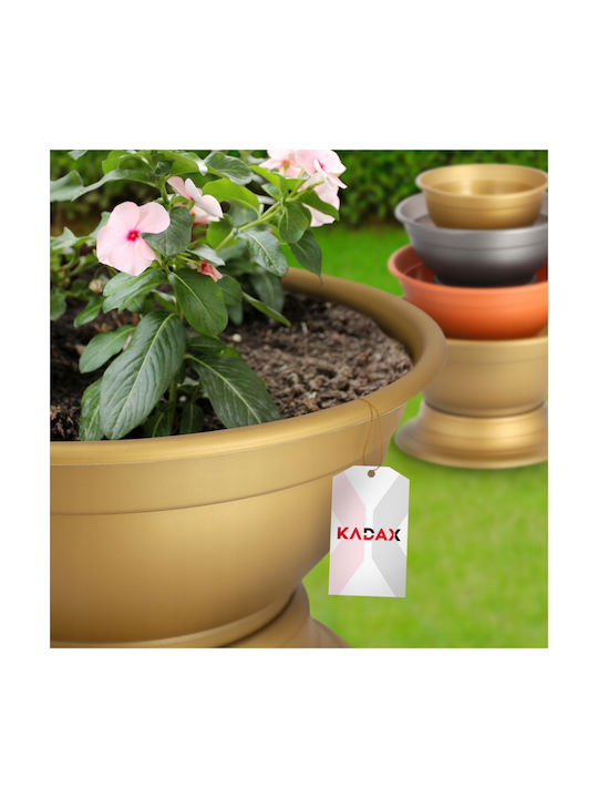 Kadax Cemetery Flower Pot Grave Bowl Plastic Planter 22cm