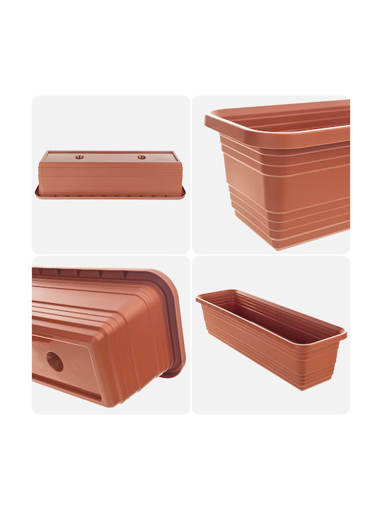 Kadax Balcony Box Planter 60cm Brick Flower Box